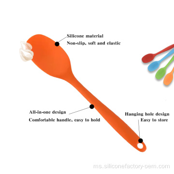 Makanan Gred Heat Restion Nonstick Kitchen Silicone Scraper